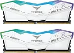 Team T-Force Delta RGB 32GB Kit (2 x 16GB), DDR5, 6000MHz (PC5-48000), CL30, ECC, AMD EXPO & XMP 3.0, PMIC, DIMM Memory, White.