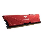 Team T-Force Vulcan 32GB Kit (2 x 16GB), DDR5, 6000MHz, CL38, ECC, AMD EXPO & Intel XMP 3.0, PMIC, DIMM Memory, Red - Image 2