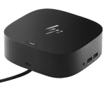 HP USB-C G5 ESSENTIAL DOCK – Black USB-C Laptop Docking Station With Ethernet, 2x Display Port, 1x HDMI 2.0, 1X RJ-45, Audio Jack, 4x SuperSpeed USB Type-A and 1x USB-C