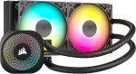 Corsair NAUTILUS 240 RS ARGB Liquid CPU Cooler, RS120 ARGB Magnetic Dome Fans, RGB Pump, Daisy-Chain Connections, Black
