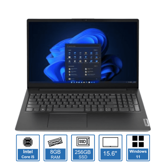 Lenovo V15 G4 – Ryzen 3 7320U, 15.6″ FHD Display, 8GB RAM, 256GB SSD, Windows 11 Home