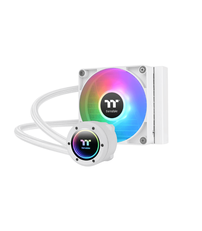 Untitled-design-14-1 Thermaltake TH120 V2 ARGB Processor Liquid cooling kit 12 cm White 1 pc(s) - Image 1